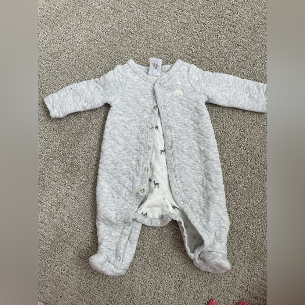 Janie and Jack quilted onsie